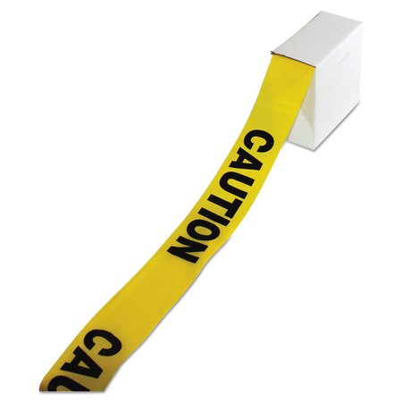IMPACT PRODUCTS Site Safety Barrier Tape, "Caution" Text, 3" x 1000 ft., Yellow/Black IMP 7328